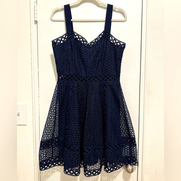 Aqua Dresses & Skirts - Navy blue cocktail dress